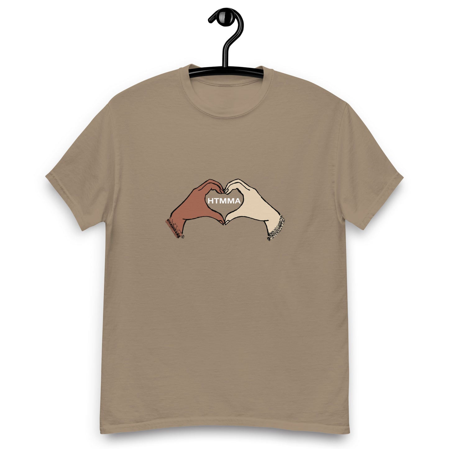 Classic Tee, Love Hands White