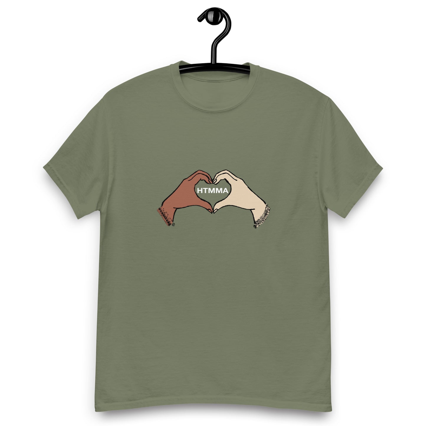 Classic Tee, Love Hands White