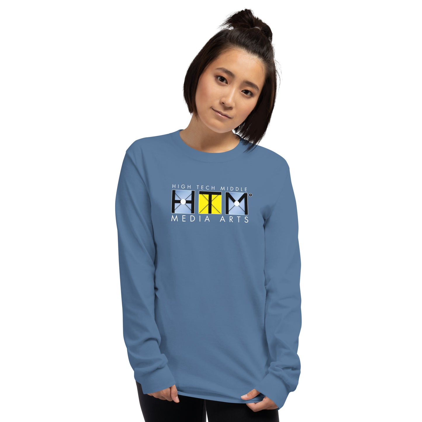 Long Sleeve Shirt, White Lettering