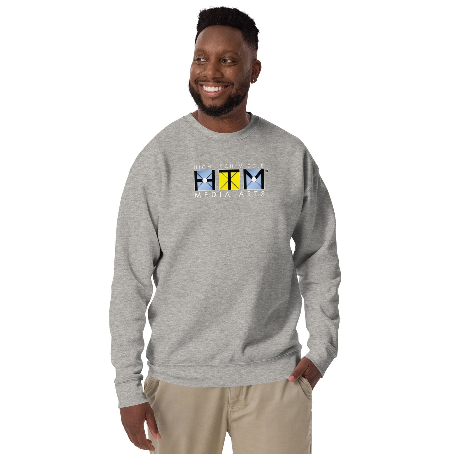 Premium Sweatshirt, White Lettering