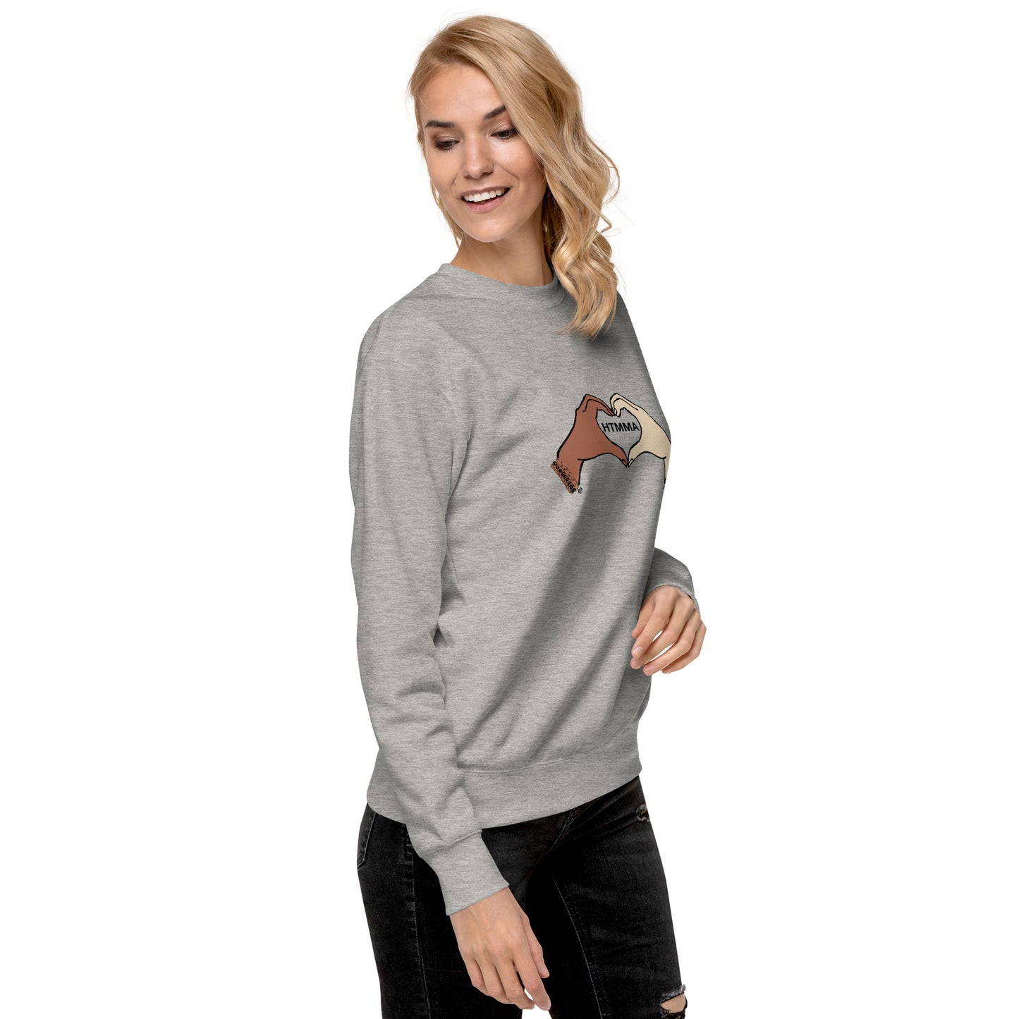 Premium Sweatshirt, Love Hands