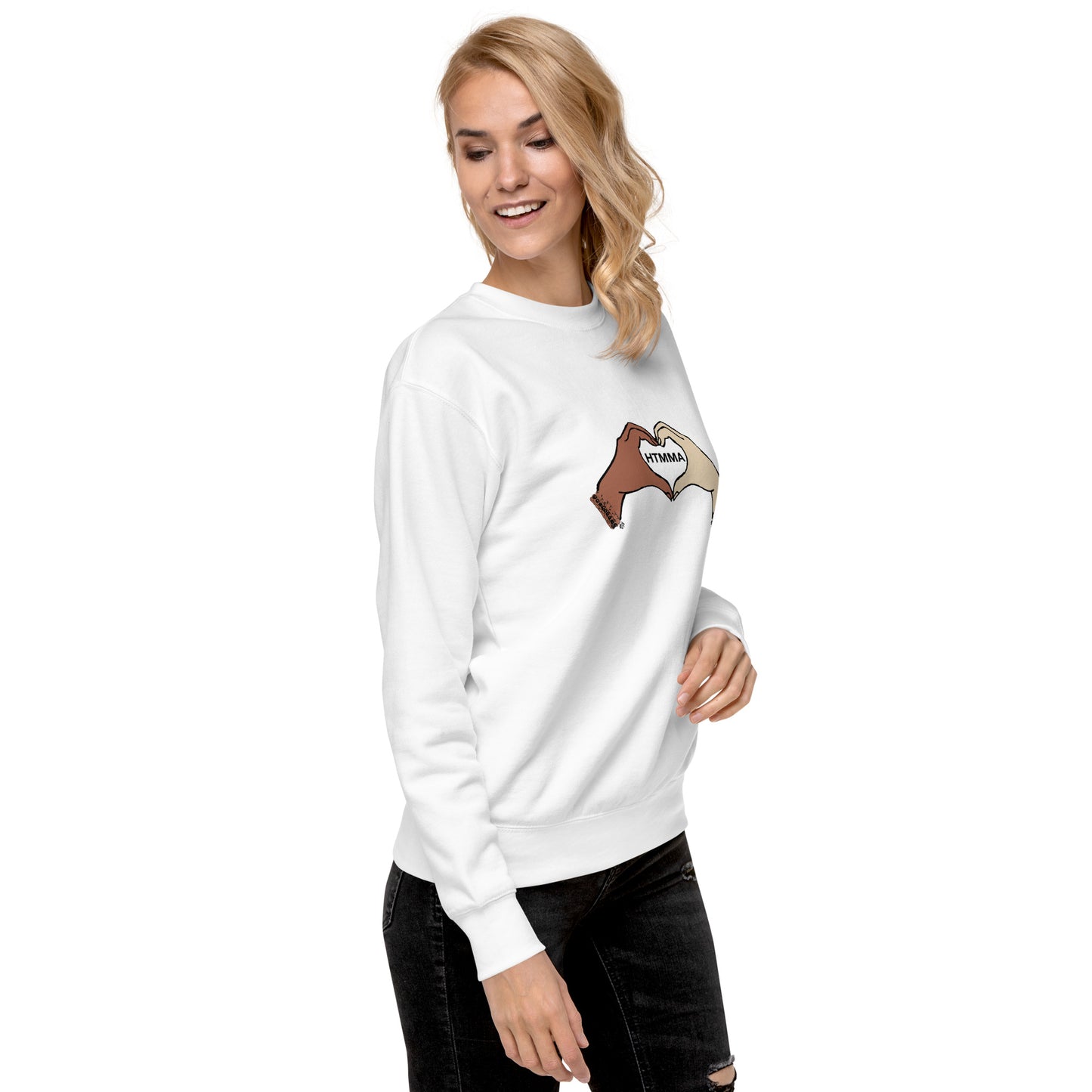 Premium Sweatshirt, Love Hands