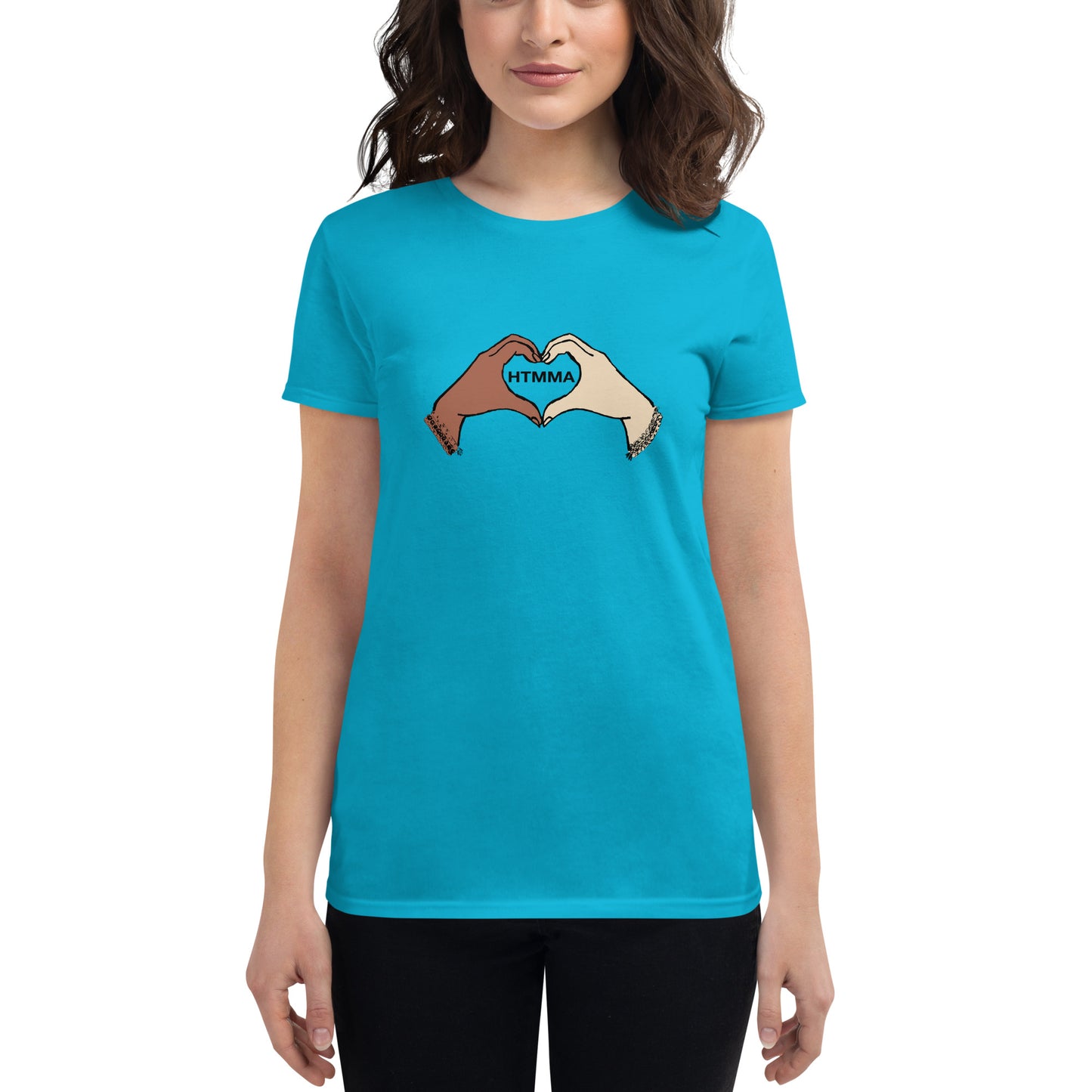Women's Short Sleeve T-shirt, Love Hands