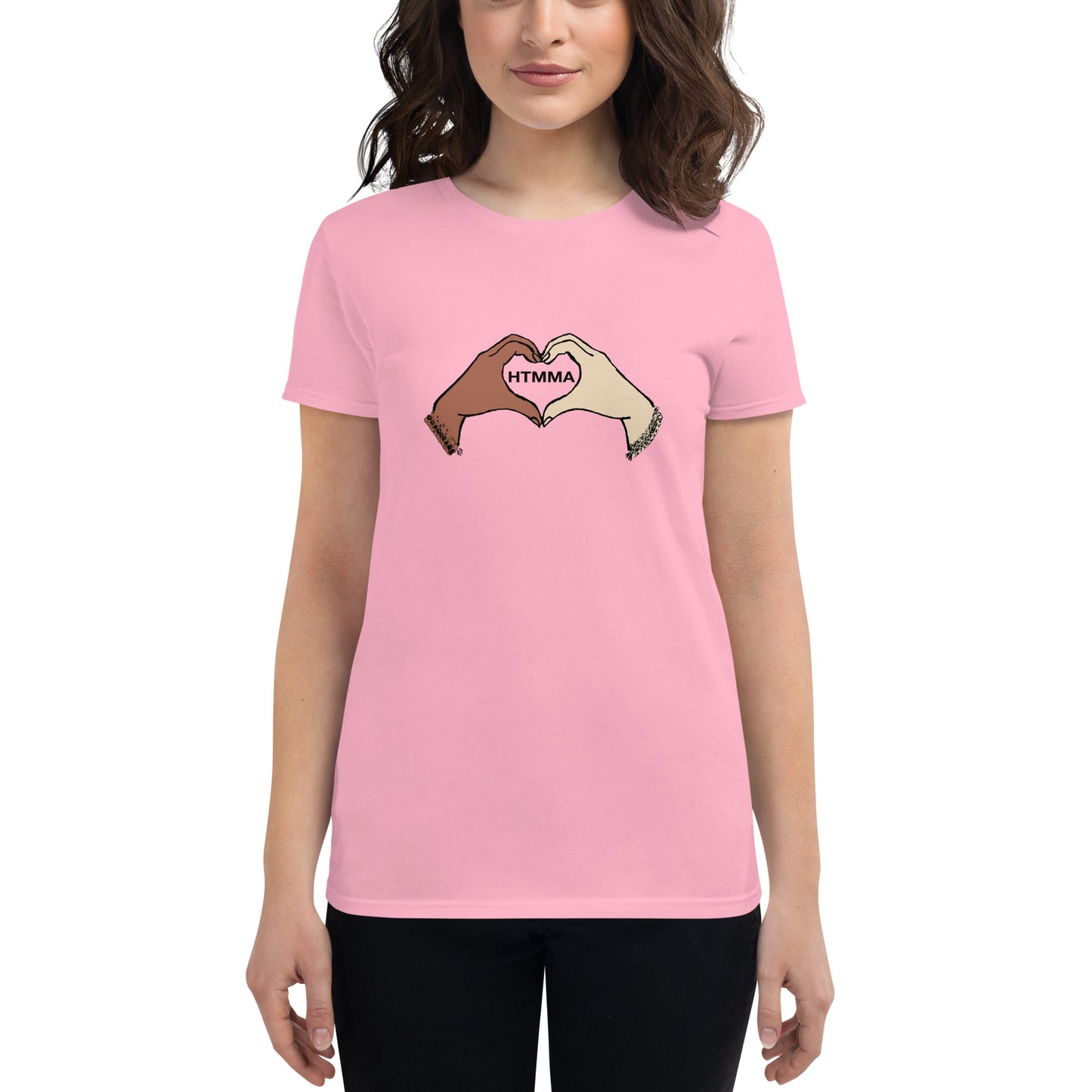 Women's Short Sleeve T-shirt, Love Hands