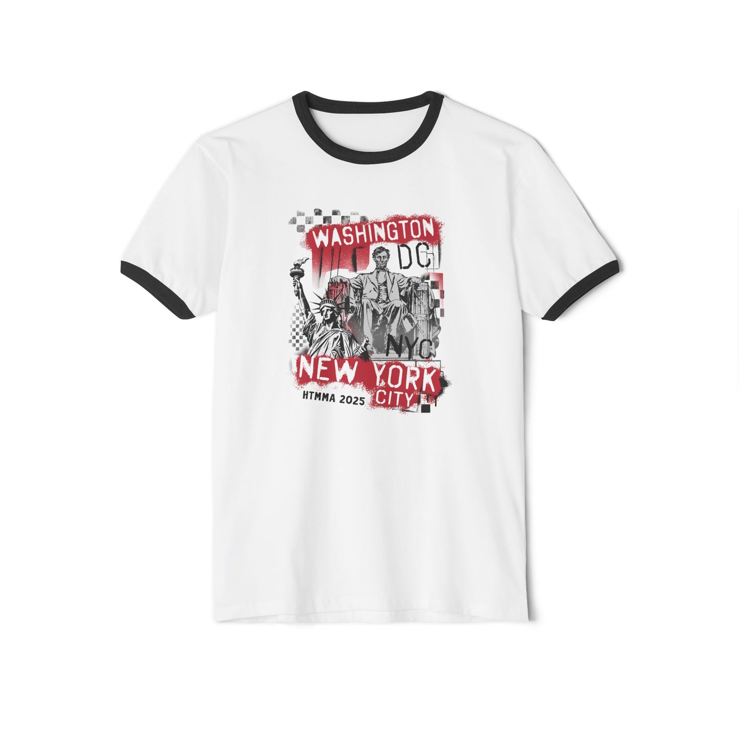 HTMMA 2025 NYC DC Graphic Ringer T-Shirt