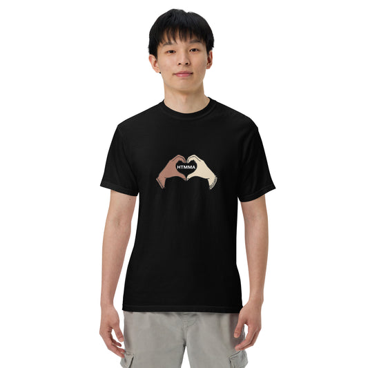 Heavyweight T-shirt, Love Hands White