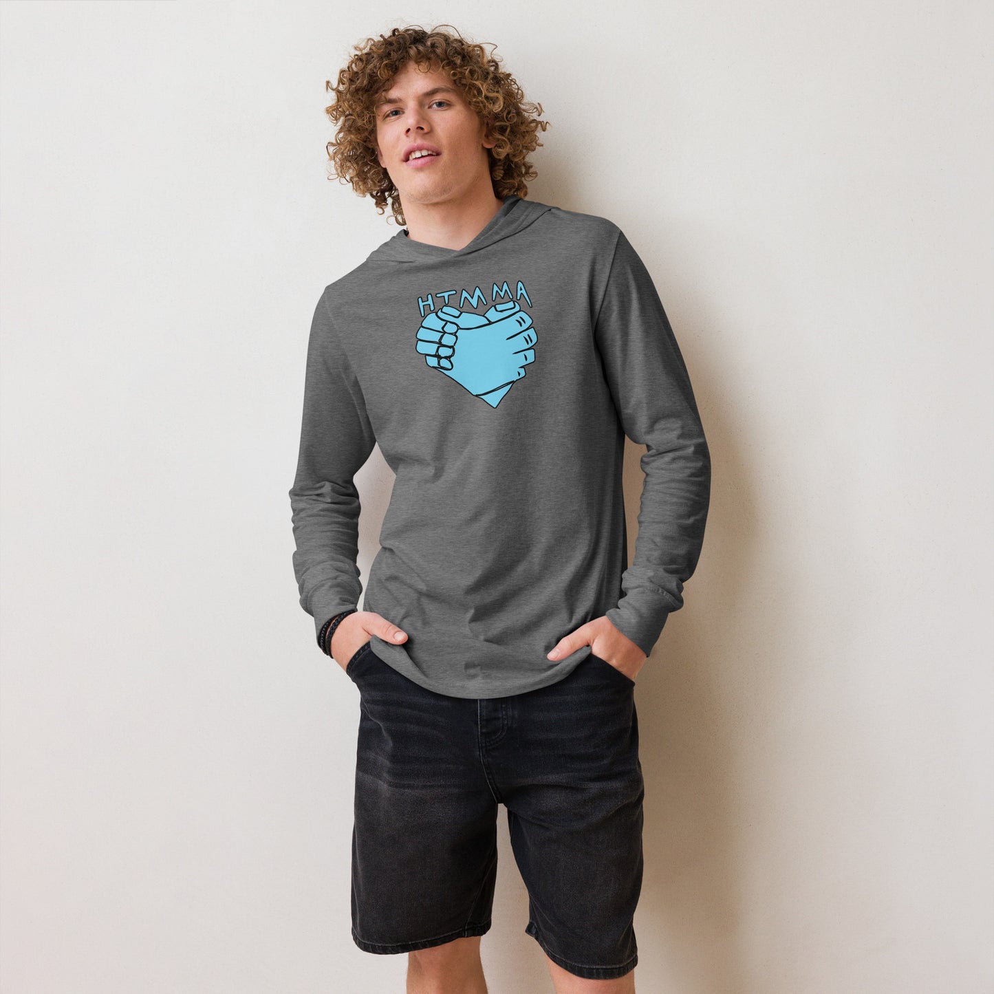 Hooded Long-Sleeve Tee, Love Unity Logo