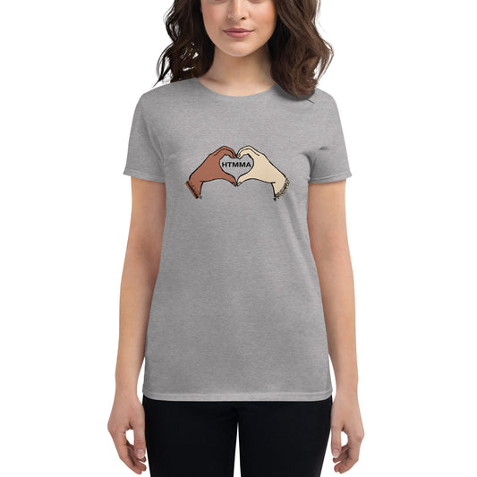 Women's Short Sleeve T-shirt, Love Hands